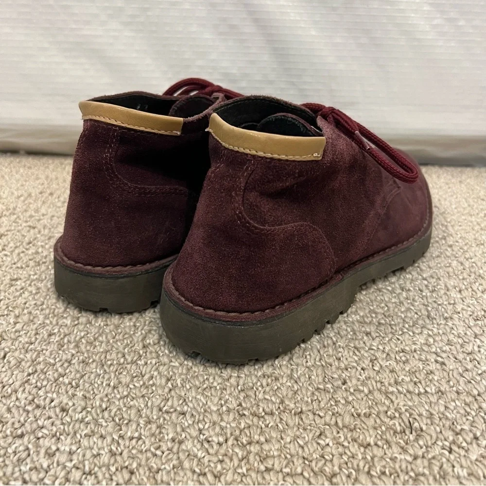 ANGELO NARDELLI Shoes Eggplant Suede Leather Chukka Lace Up Boots Shoe EU 43, 10